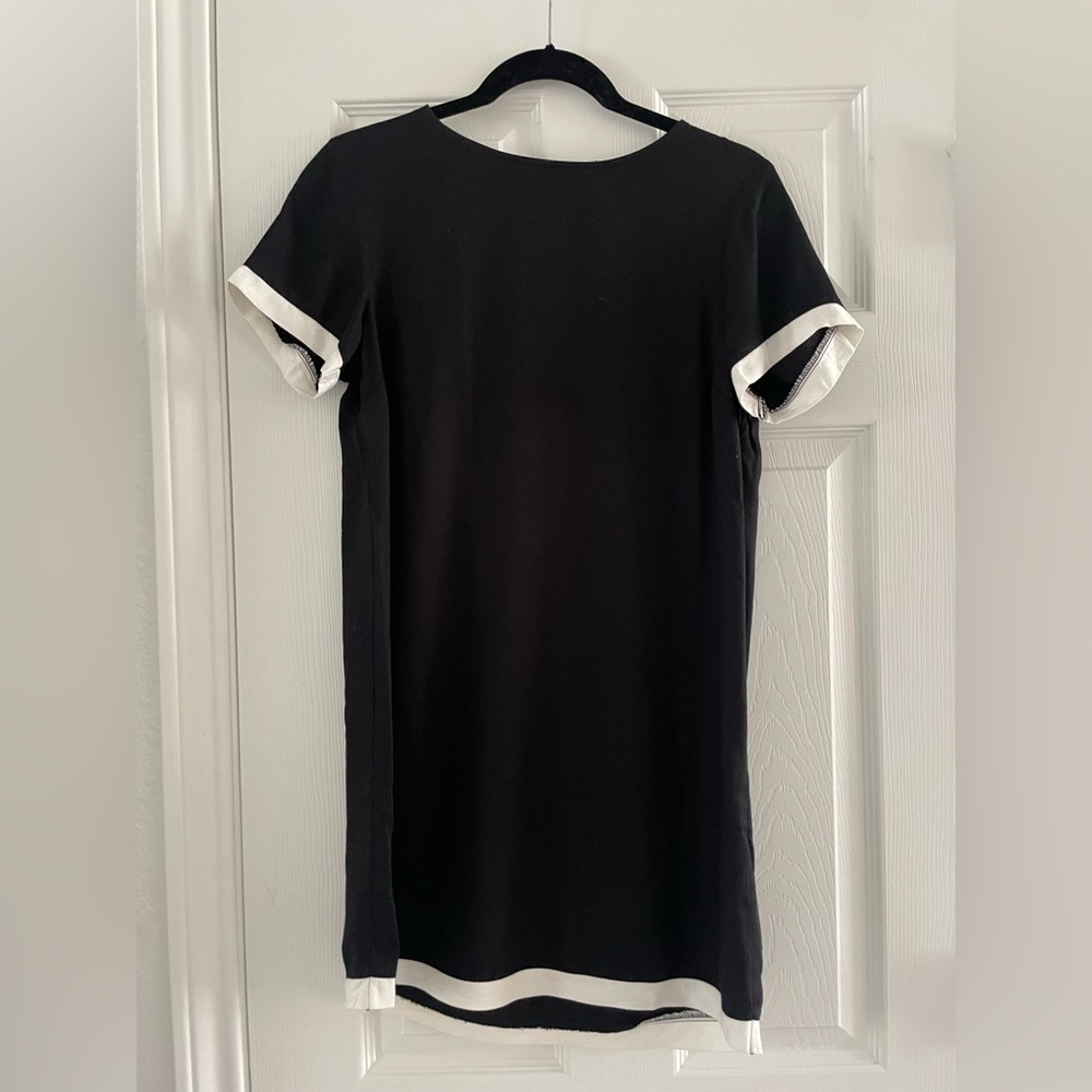 Black and White T-shirt dress